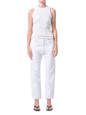 AGOLDE 90 crop straight leg jeans
